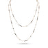 black diamond trios delicate station necklace<br>in rose gold <span class='visuallyhidden'>Call, text 323-404-2959 for shopping help.</span>