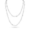 trios white diamond delicate necklace<br>in black gold <span class='visuallyhidden'>Call, text 323-404-2959 for shopping help.</span>