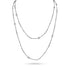 trios white diamond delicate necklace<br>in black gold <span class='visuallyhidden'>Call, text 323-404-2959 for shopping help.</span>