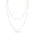 trios white diamond delicate station necklace<br>in rose gold <span class='visuallyhidden'>Call, text 323-404-2959 for shopping help.</span>