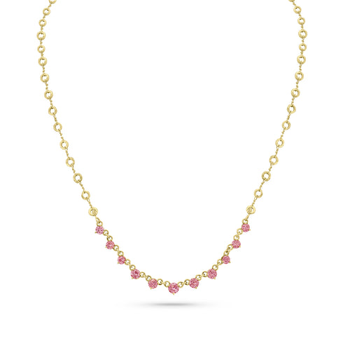 also particularly lovely with our prong-set carved ring necklace,<br>shown here in pink topaz, and available in a wide array of gemstones <span class='visuallyhidden'>Call or text 323-404-2959 if you need shopping assistance.</span>
