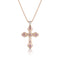pink diamond, white diamond beautiful<br>bespoke cross, in rose gold <span class='visuallyhidden'>Call or text 323-404-2959 if you need shopping assistance.</span>