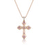 pink diamond, white diamond beautiful<br>bespoke cross, in rose gold <span class='visuallyhidden'>Call or text 323-404-2959 if you need shopping assistance.</span>