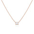 white diamond solitaire choker necklace in rose gold<span class='visuallyhidden'>Call or text 323-404-2959 if you need shopping assistance.</span>