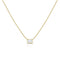 white diamond solitaire choker necklace in yellow gold<span class='visuallyhidden'>Call or text 323-404-2959 if you need shopping assistance.</span>
