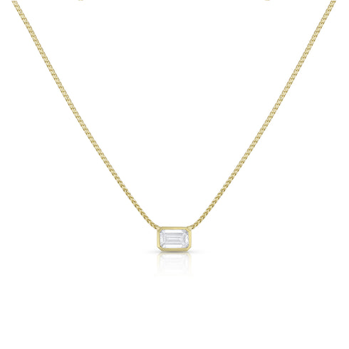 white diamond solitaire choker necklace in yellow gold<span class='visuallyhidden'>Call or text 323-404-2959 if you need shopping assistance.</span>