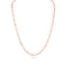 Dominique Cohen petite paperclip link chain, 22in, in 18k rose gold <span class='visuallyhidden'>Call, text 323-404-2959 for shopping help.</span>