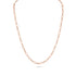 Dominique Cohen petite paperclip link chain, 22in, in 18k rose gold <span class='visuallyhidden'>Call, text 323-404-2959 for shopping help.</span>