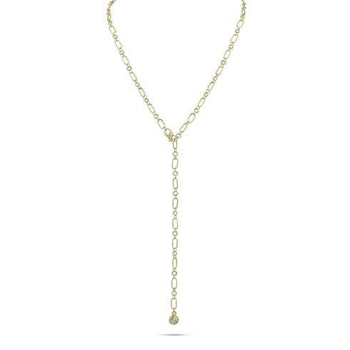 wear swoop or lariat style.<br>the lobster clasp fastens to any paperclip link <span class='visuallyhidden'>Call or text 323-404-2959 if you need shopping assistance.</span>