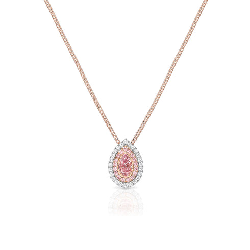 pink diamond, white diamond beauty<br>with gorgeous pink diamond focal stone and surround<br>haloed in white diamonds <span class='visuallyhidden'>Call or text 323-404-2959 if you need shopping assistance.</span>