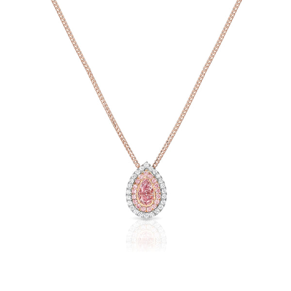 pink diamond, white diamond beauty<br>with gorgeous pink diamond focal stone and surround<br>haloed in white diamonds <span class='visuallyhidden'>Call or text 323-404-2959 if you need shopping assistance.</span>