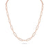 zoom in to see the beautiful detailing<br>etched into each paperclip link<br>in this hot rose gold chain <span class='visuallyhidden'>Call or text 323-404-2959 if you need shopping assistance.</span>