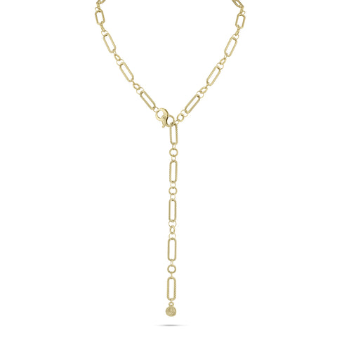 gorgeous traditional swoop style,<br>gorgeous lariat style (fasten to any textural link) <span class='visuallyhidden'>Call or text 323-404-2959 if you need shopping assistance.</span>