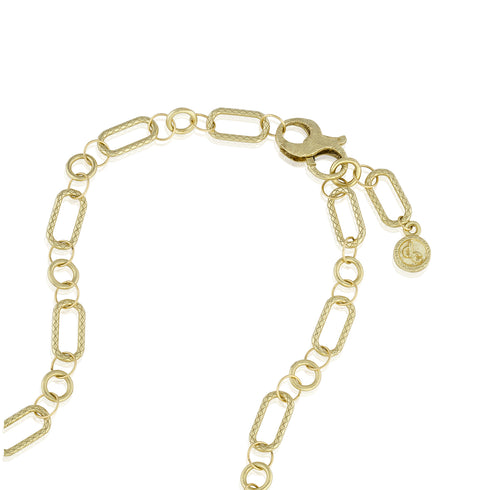 Adjustable length:<br>fasten the lobster clasp to any link! <span class='visuallyhidden'>Call or text 323-404-2959 if you need shopping assistance.</span>