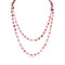 Dominique Cohen gemstone beads chain necklace, in pink tourmaline cabochon ovals and 18k rose gold <span class='visuallyhidden'>Call, text 323-404-2959 for shopping help.</span>