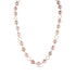 high lustre pink pearl and hex link neclace in rose gold <span class='visuallyhidden'>Call, text 323-404-2959 for shopping help.</span>