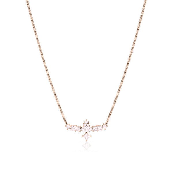 Dominique Cohen natural light pink diamond thunderbird pendant necklace, one of a kind<span class='visuallyhidden'>Call or text 323-404-2959 if you need shopping assistance.</span>