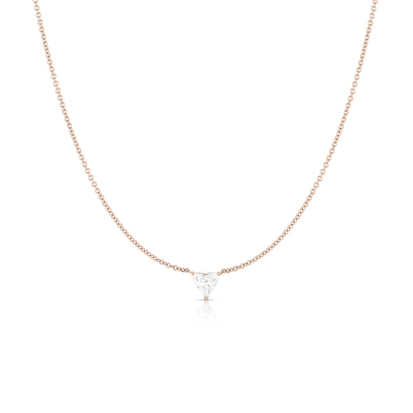 unique heart shaped diamond delicate choker <span class='visuallyhidden'>Call or text 323-404-2959 if you need shopping assistance.</span>