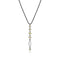 mixed fancy yellow diamonds lariat-style one of a kind pendant necklace, in black gold <span class='visuallyhidden'>Call, text 323-404-2959 for shopping help.</span>