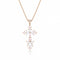 one of a kind light pink diamond and white diamond cross pendant necklace <span class='visuallyhidden'>Call or text 323-404-2959 for shopping assistance</span>