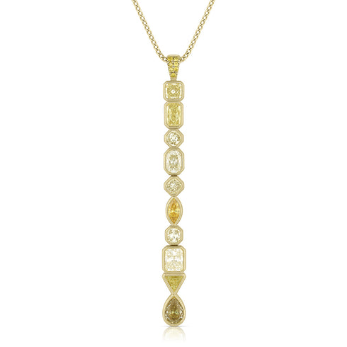 stunning fancy diamonds vertical pendant necklace<br>that moves with you <span class='visuallyhidden'>Call or text 323-404-2959 if you need shopping assistance.</span>