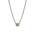 color pop, contrast pop yellow diamond + grey diamond pendant necklace<br>set in blackened 18k gold <span class='visuallyhidden'>Call or text 323-404-2959 if you need shopping assistance.</span>