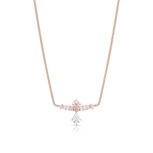 one of a kind pink diamond, champagne diamond, white diamond<br>phoenix choker, in 18k rose gold <span class='visuallyhidden'>Call or text 323-404-2959 if you need shopping assistance.</span>