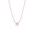 fancy pink diamond, white diamond five diamond cluster pendant necklace, choker length<br>in 18k rose gold on an adjustable chain <span class='visuallyhidden'>Call or text 323-404-2959 if you need shopping assistance.</span>