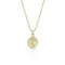 Dominique Cohen petite goddess coin delicate pendant necklace, in 18k yellow gold <span class='visuallyhidden'>Call, text 323-404-2959 for shopping help.</span>