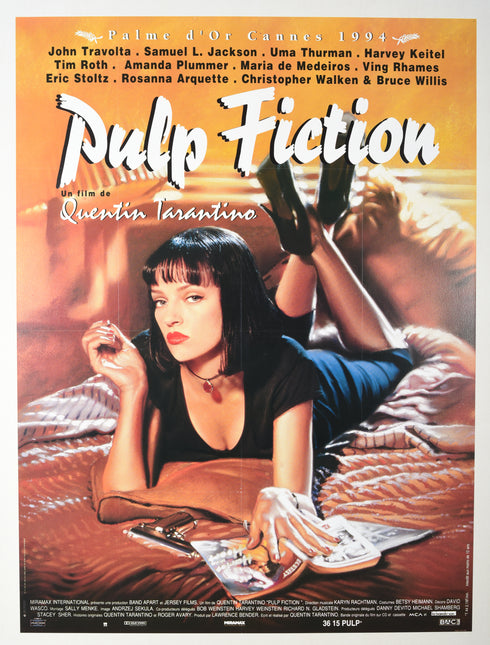 Pulp Fiction original, limited edition movie poster (before framing),<br>Very Good condition<br>(shown prior to professional framing) <span class='visuallyhidden'>Call or text 323-404-2959 if you need shopping assistance.</span>