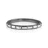 diamond baguettes east-west half eternity ring<br>in 18k black gold, head-on view <span class='visuallyhidden'>Call, text 323-404-2959 for shopping help.</span>