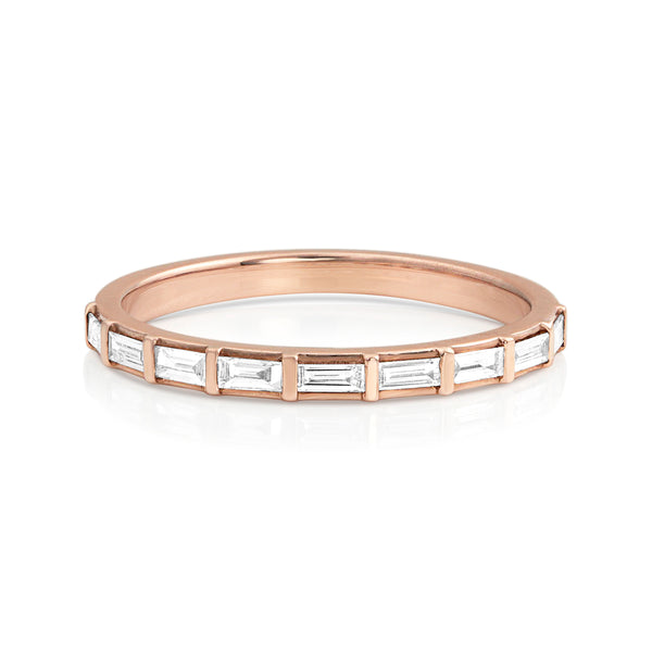 baguette cuts, horizontal orientation:<br>a modern gal stack ring must-have <span class='visuallyhidden'>Call or text 323-404-2959 if you need shopping assistance.</span>