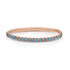 Dominique Cohen must-have diamond delicate eternity ring in blue diamonds and rose gold <span class='visuallyhidden'>Call, text 323-404-2959 for shopping help.</span>