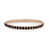 Dominique Cohen must-have diamond delicate eternity ring in black diamonds and rose gold <span class='visuallyhidden'>Call, text 323-404-2959 for shopping help.</span>