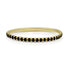 Dominique Cohen must-have diamond delicate eternity ring in black diamonds and yellow gold <span class='visuallyhidden'>Call, text 323-404-2959 for shopping help.</span>