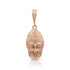 Dominique Cohen diamond-kissed Buddha enhancer, on hinged bail, in 18k rose gold <span class='visuallyhidden'>Call or text 323-404-2959 if you need shopping assistance.</span>