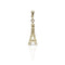 Dominique Cohen diamond-kissed Eiffel Tower enhancer, on hinged bail, in 18k yellow gold <span class='visuallyhidden'>Call or text 323-404-2959 if you need shopping assistance.</span>