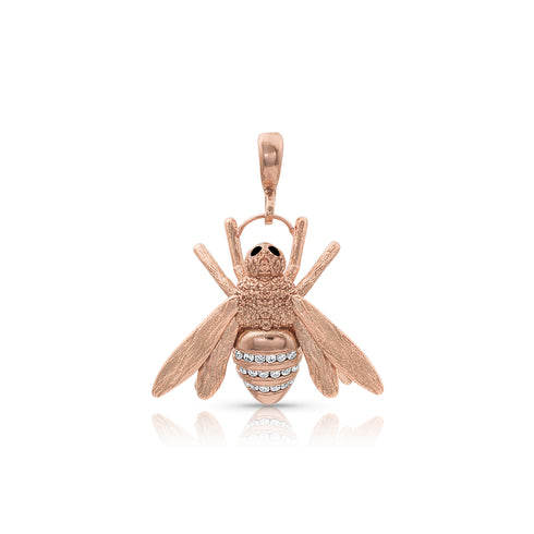 in rose gold with black and white diamonds <span class='visuallyhidden'>Call or text 323-404-2959 if you need shopping assistance.</span>