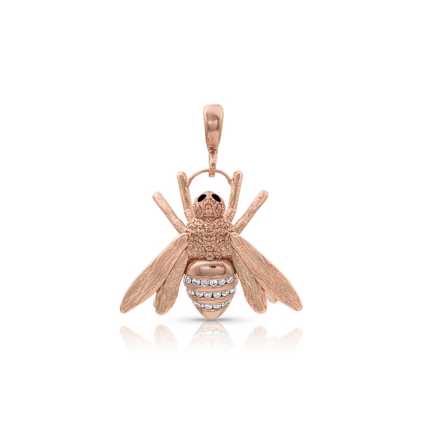 in rose gold with black and white diamonds <span class='visuallyhidden'>Call or text 323-404-2959 if you need shopping assistance.</span>