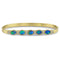Dominique Cohen custom-fit gemstone bangle in Australian opals + white diamonds <span class='visuallyhidden'>Call, text 323-404-2959 for shop help.</span>