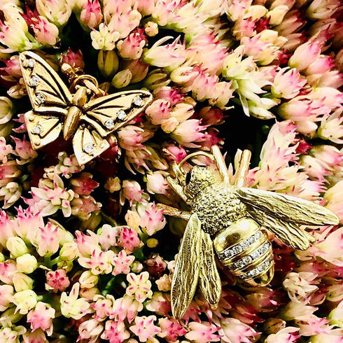 with her hues, she’s a natural for stacking with a cluster of our diamond-kissed butterfly and bee enhancers – say, on our trios diamond station necklace <span class='visuallyhidden'>Call or text 323-404-2959 if you need shopping assistance.</span>