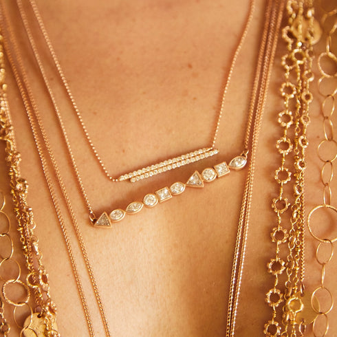 rose gold sis,<br>shop the look > chain reactions, up close <span class='visuallyhidden'>Call, text 323-404-2959 for shopping help.</span>