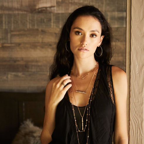 swap for the horizontal pendant stack in<br>shop the look > it’s black and white,<br>which includes big sis in white diamonds <span class='visuallyhidden'>Call, text 323-404-2959 for shopping help.</span>