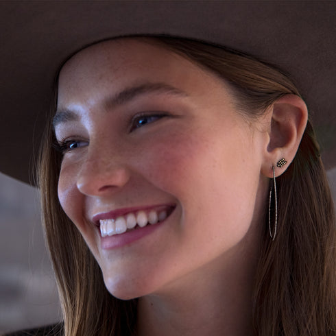 we particularly love these paired with blackened gold white diamond hoops and danglers — our carrie hoops, shown here, for instance<br>shop the look > twilight <span class='visuallyhidden'>Call or text 323-404-2959 if you need shopping assistance.</span>