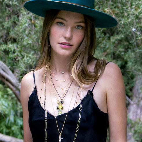 in yellow gold (and a perfect stack for black)<br>shop the look > color crush <span class='visuallyhidden'>Call, text 323-404-2959 for shopping help.</span>