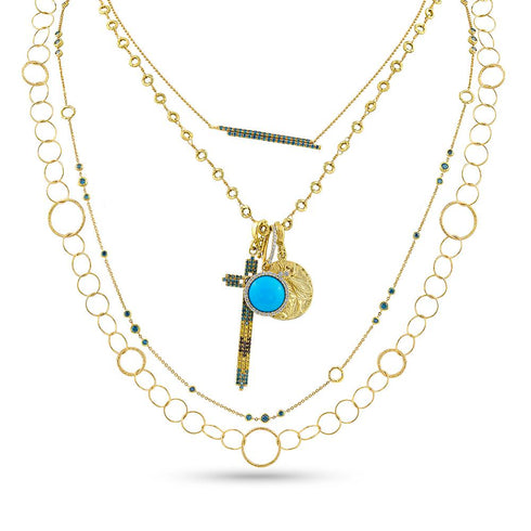 in yellow gold, 42 inch version.<br>shop the look > California dreamin <span class='visuallyhidden'>Call, text 323-404-2959 for shopping help.</span>