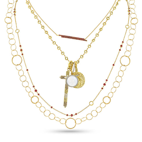 in rubies and yellow gold<br>in a ruby take on shop the look > california dreamin’ <span class='visuallyhidden'>Call, text 323-404-2959 for shopping help.</span>