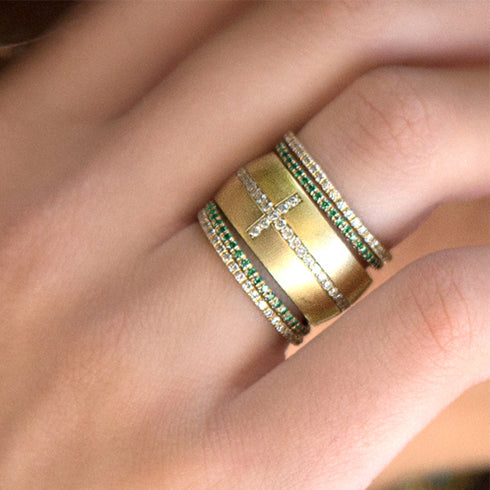 with white diamond sis + our diamond cross cigar band <span class='visuallyhidden'>Call, text 323-404-2959 for shopping help.</span>