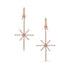 diamond delicate northstar earring, in white diamonds and rose gold <span class='visuallyhidden'>Call, text 323-404-2959 for shopping help.</span>