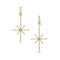 diamond delicate northstar earring, in white diamonds and yellow gold <span class='visuallyhidden'>Call, text 323-404-2959 for shopping help.</span>
